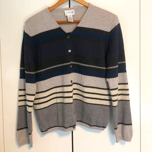 SOLD! Oscar de LA Renta 100% merino wool cardigan